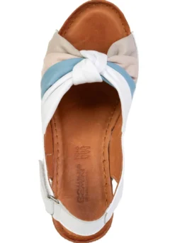 Gemini, trendige Damen-Sandaletten, Weite G, mit verstellbarer Klettspange