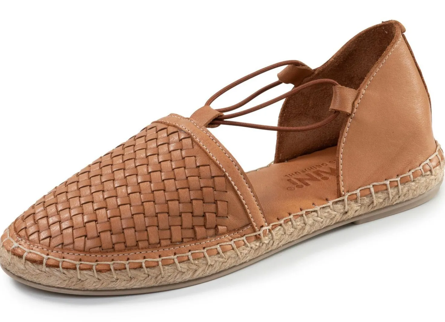 Gemini, trendige Damen-Slipper, Weite G, aus Leder