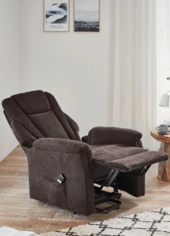 Gemütlicher TV-Sessel mit Motor und Aufstehhilfe