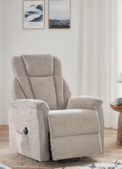 Gemütlicher TV-Sessel mit Motor und Aufstehhilfe
