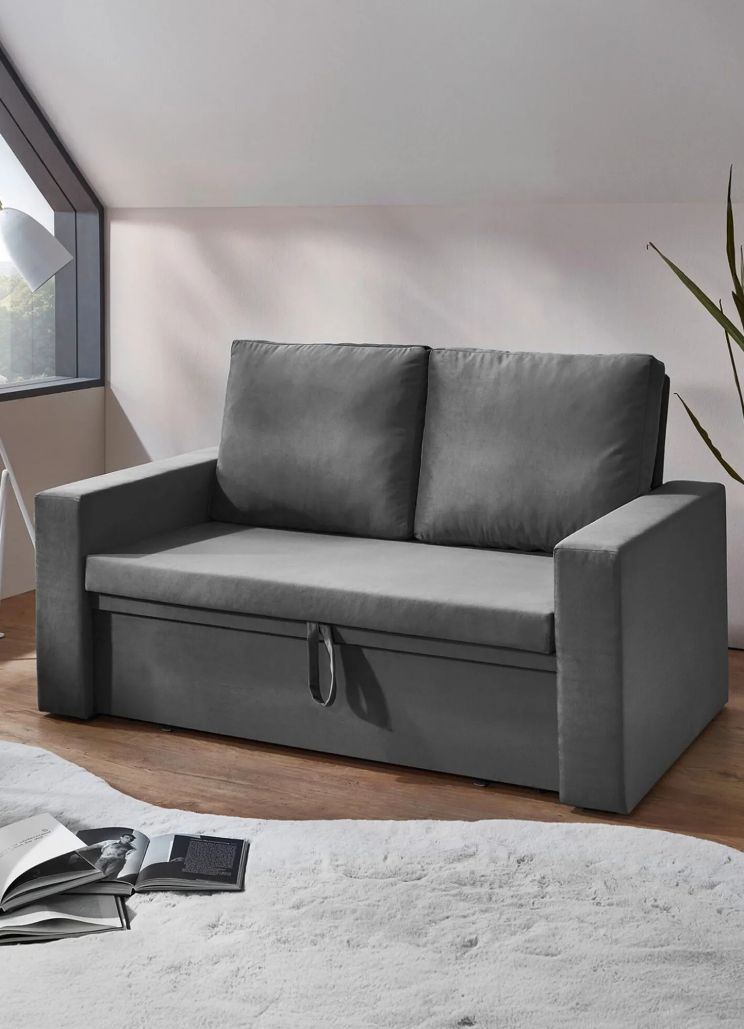 Gemütliches Schlafsofa