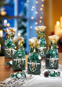 Geschenktütchen, 5er-Set, mit süßer Füllung