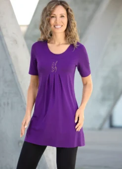 Geschmackvolles Longshirt in 2 Farben