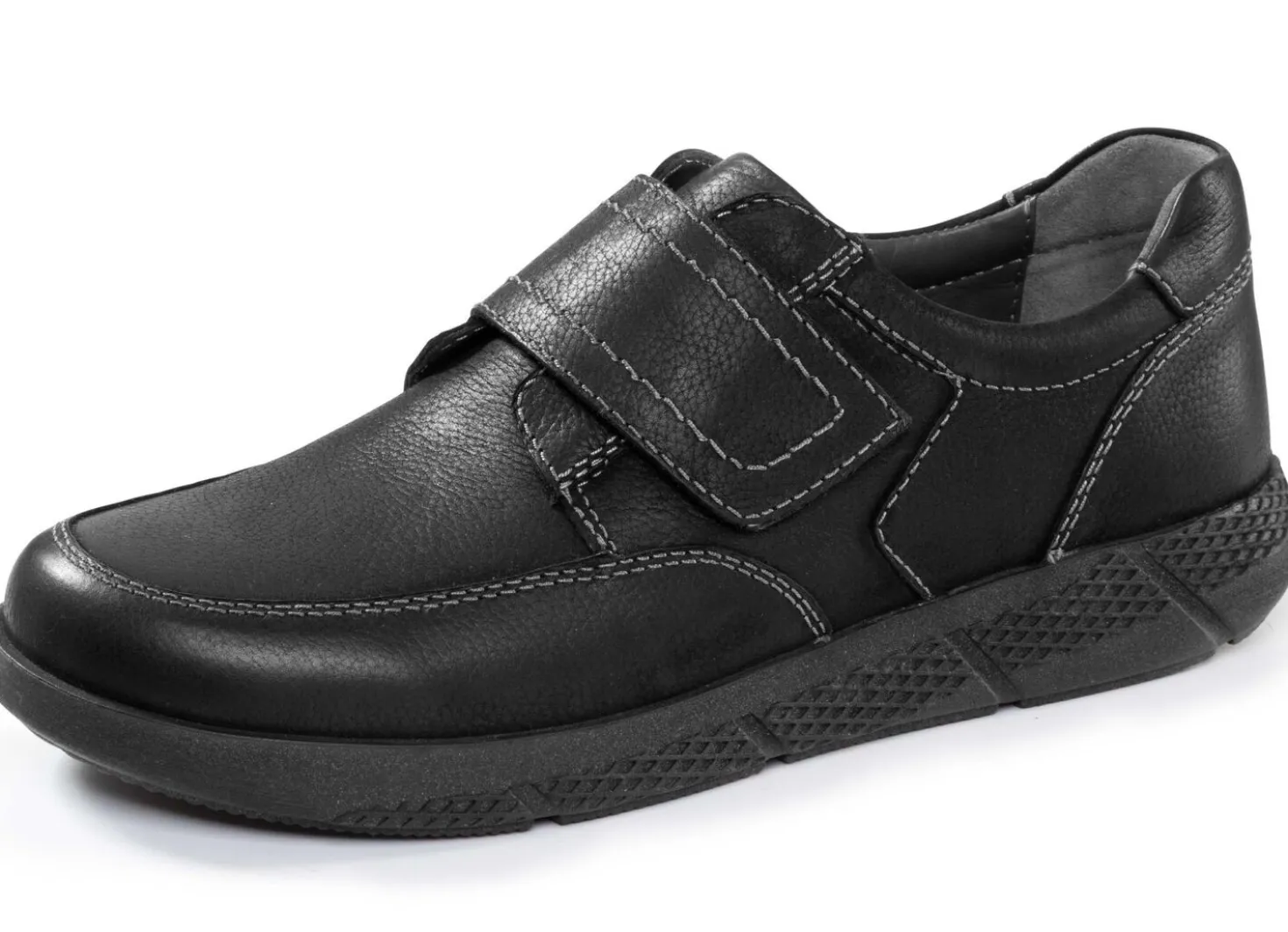 GINO GALANTE, bequeme Herren-Slipper, Weite H, mit herausnehmbarem Fußbett