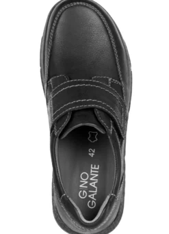 GINO GALANTE, bequeme Herren-Slipper, Weite H, mit herausnehmbarem Fußbett