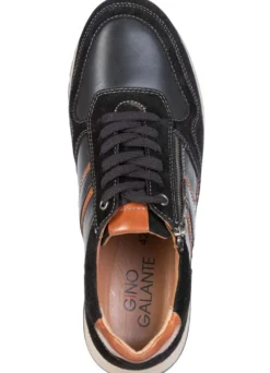 GINO GALANTE, bequeme Herren-Schnürschuhe, Weite H, mit herausnehmbarem Fußbett
