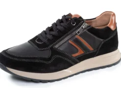 GINO GALANTE, bequeme Herren-Schnürschuhe, Weite H, mit herausnehmbarem Fußbett