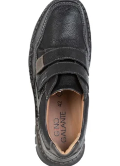 GINO GALANTE, bequeme Herren-Slipper, Weite K, mit herausnehmbarem Fußbett