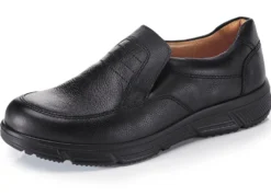 GINO GALANTE, bequeme Herren-Slipper, Weite K, mit herausnehmbarem Fußbett