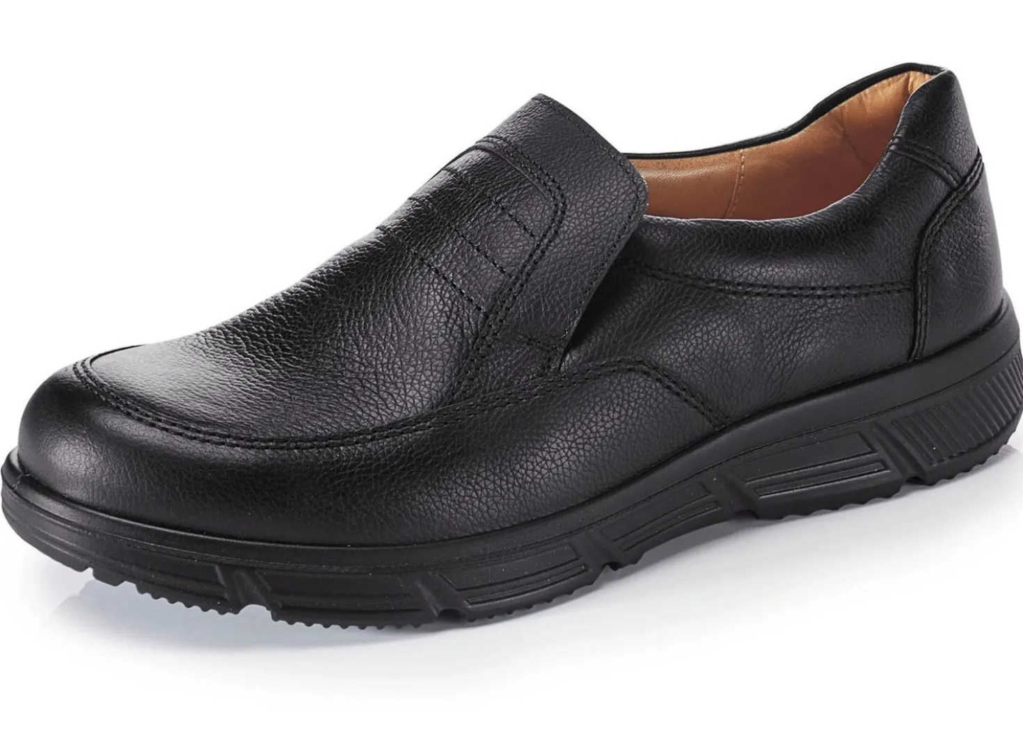 GINO GALANTE, bequeme Herren-Slipper, Weite K, mit herausnehmbarem Fußbett