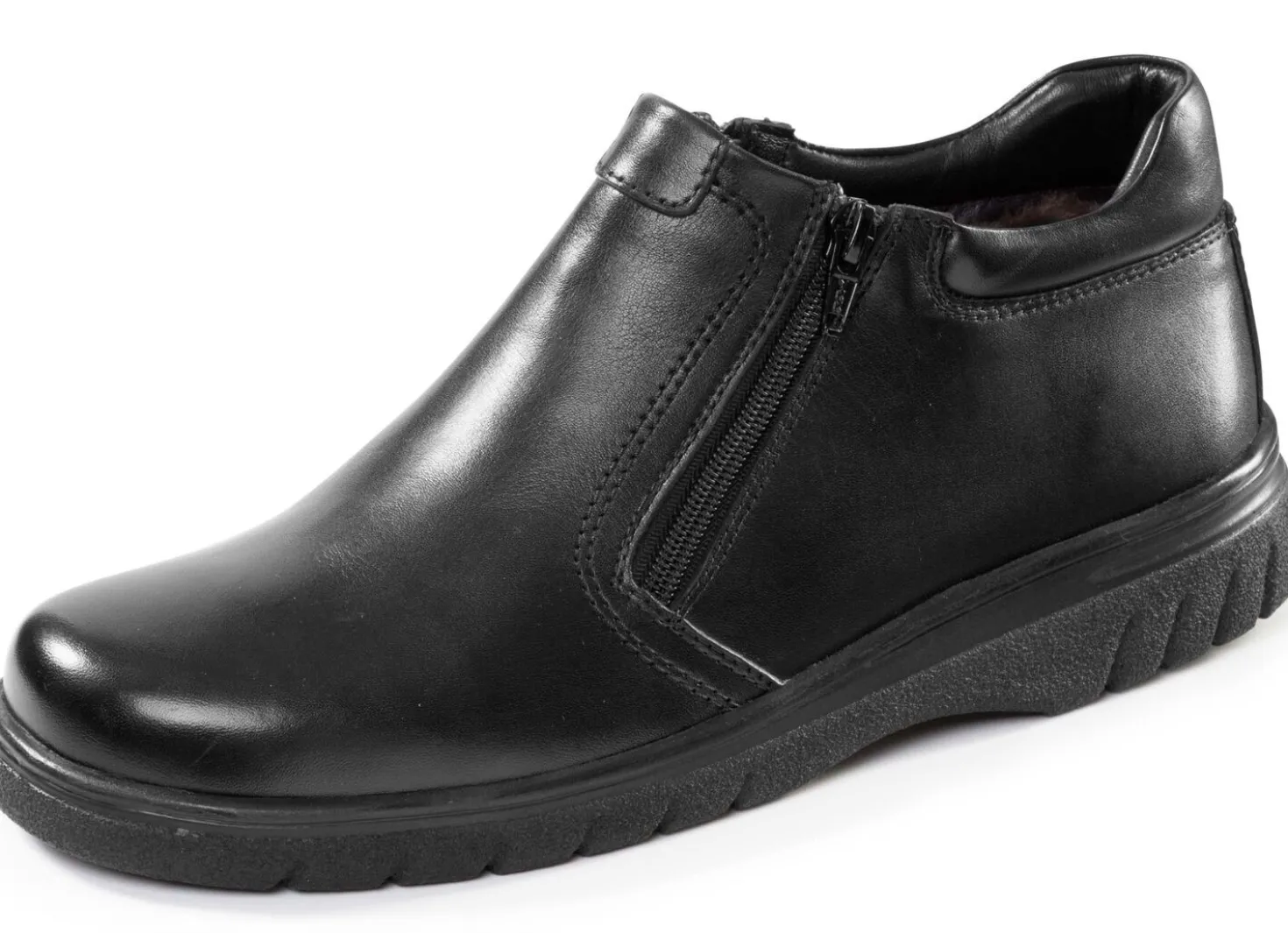 GINO GALANTE, gefütterte Herren-Boots, Winterschuhe, Weite H, mit Lammfell