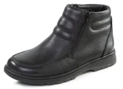 GINO GALANTE, gefütterte Herren-Boots, Winterschuhe, mit Lammfell