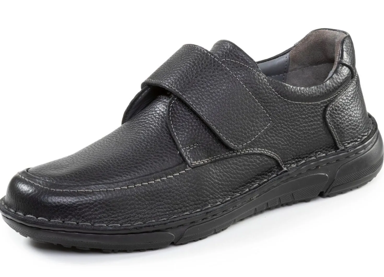 GINO GALANTE, klassiche Herren-Slipper, mit Klettverschluss