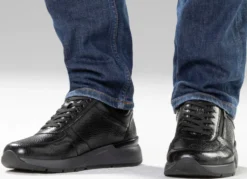 GINO GALANTE, klassische Herren-Sneaker, mit Reißverschluss