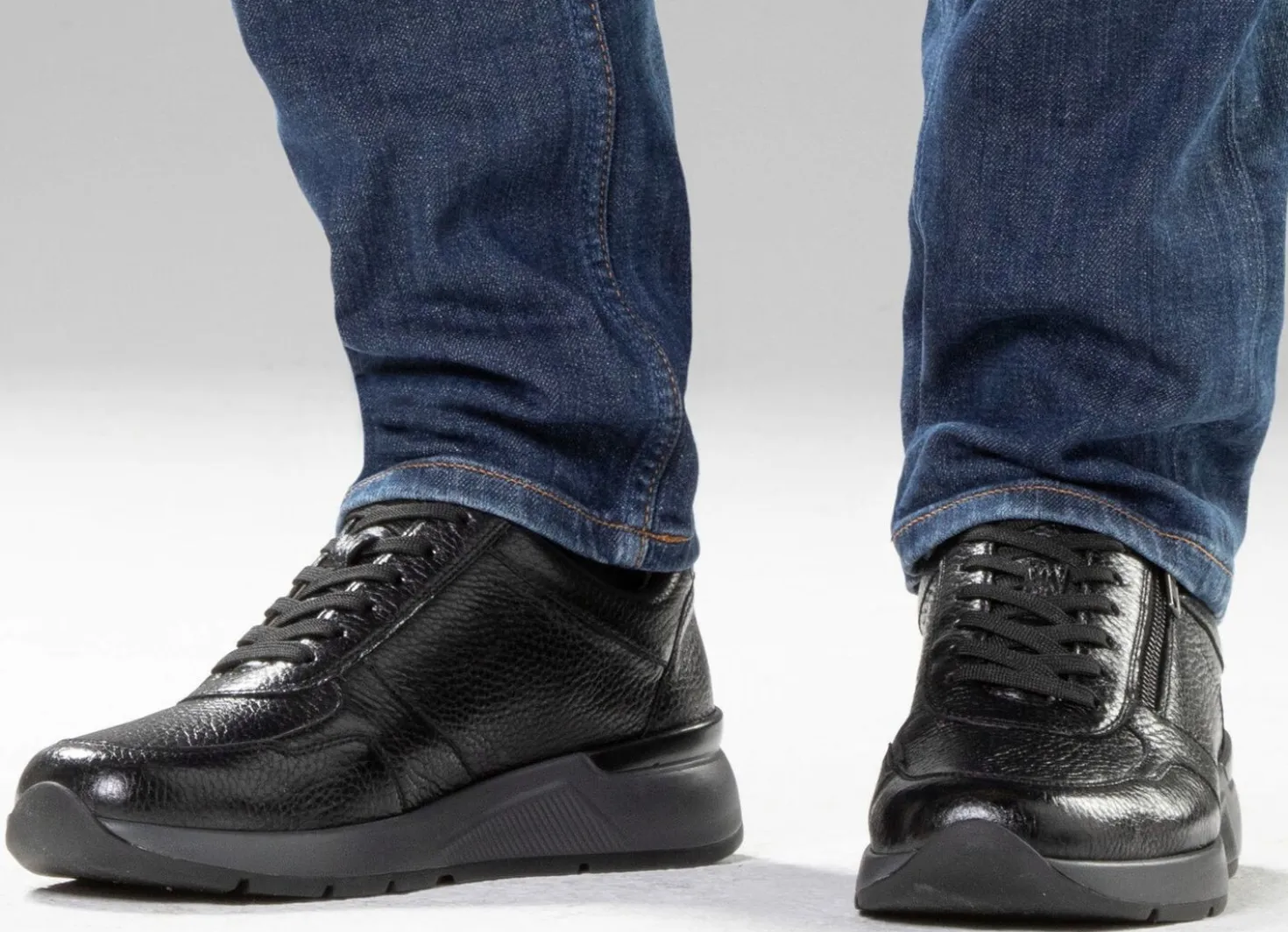 GINO GALANTE, klassische Herren-Sneaker, mit Reißverschluss
