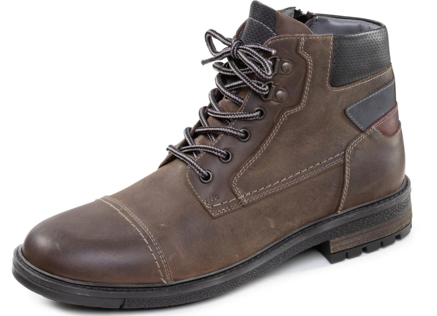 GINO GALANTE, klassische Herren-Stiefeletten, mit Reißverschluss