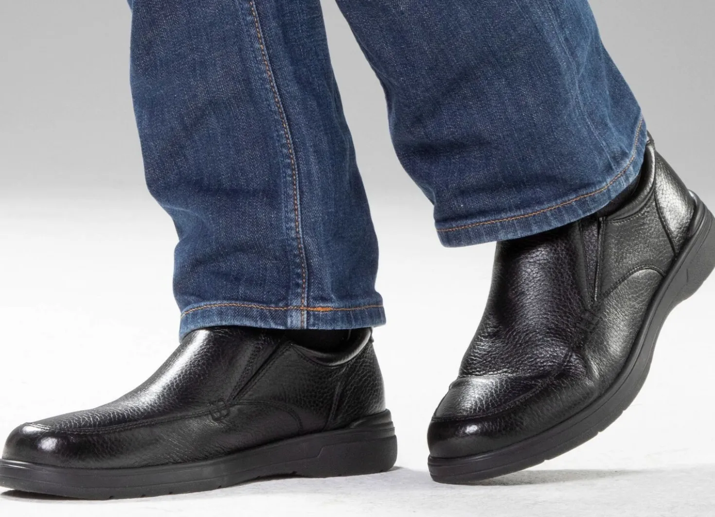 GINO GALANTE, klassische Herren-Slipper, aus Hirschleder