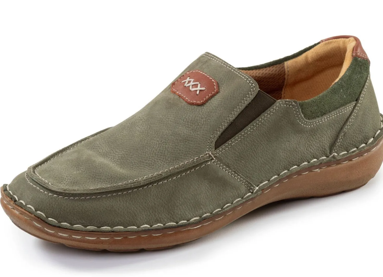 GINO GALANTE, leichte Herren-Slipper, mit herausnehmbarem Fußbett