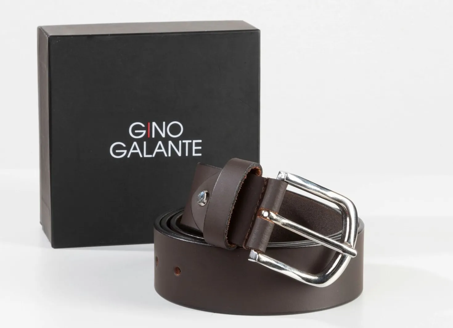 GINO GALANTE, modischer Herren-Gürtel inkl. Box, 3,5 cm breit