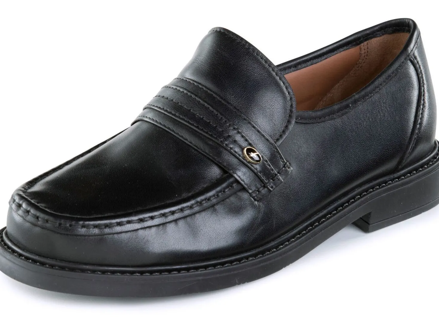 GINO GALANTE, schicke Herren-Slipper, mit Gummizug