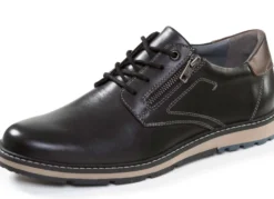 GINO GALANTE, schicke Herren-Schnürschuhe, Weite G, mit Reißverschluss
