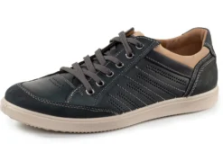 GINO Galante Sneaker mit Kontrast-Besätzen und Zierlochung