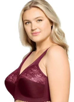 Glamorise Stütz-BH mit Spitze