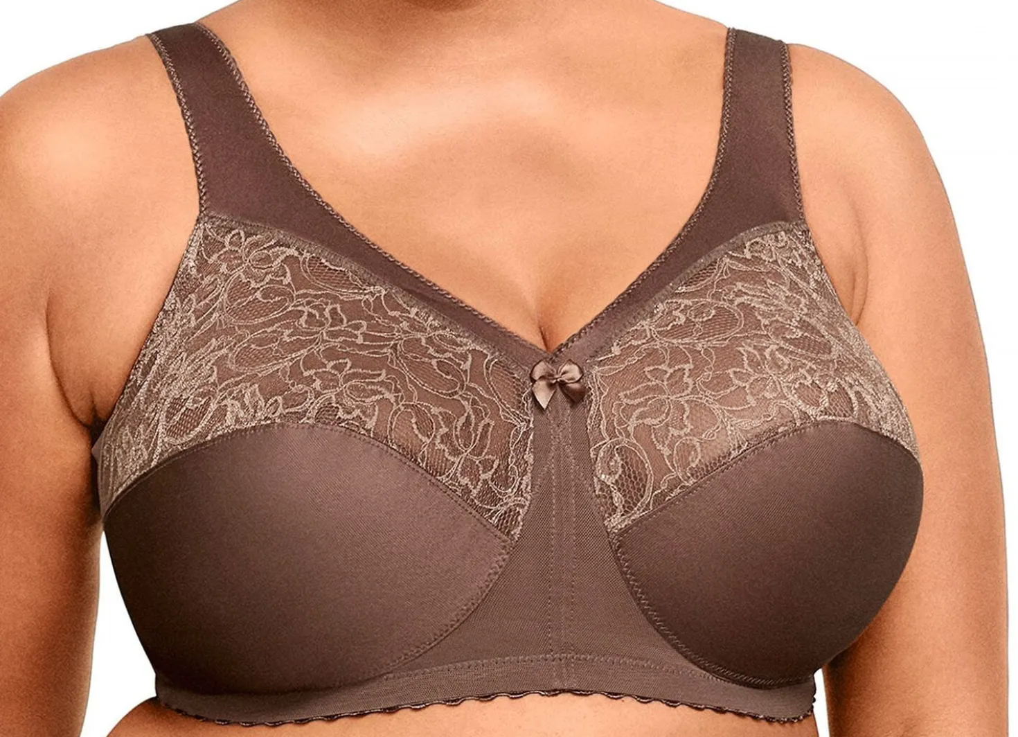 Glamorise Stütz-BH mit Spitze