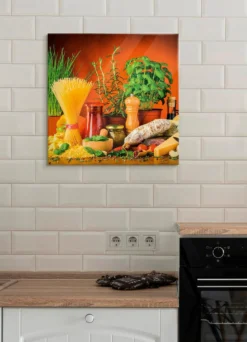 Glasbild hochauflösendem Digitaldruck