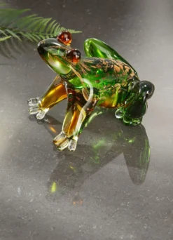 Glas-Figur „Frosch“