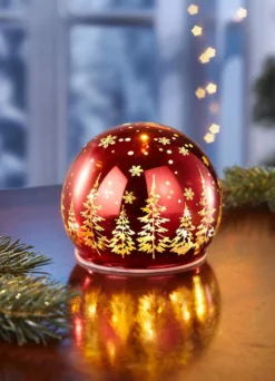 Glaskugel mit Beleuchtung