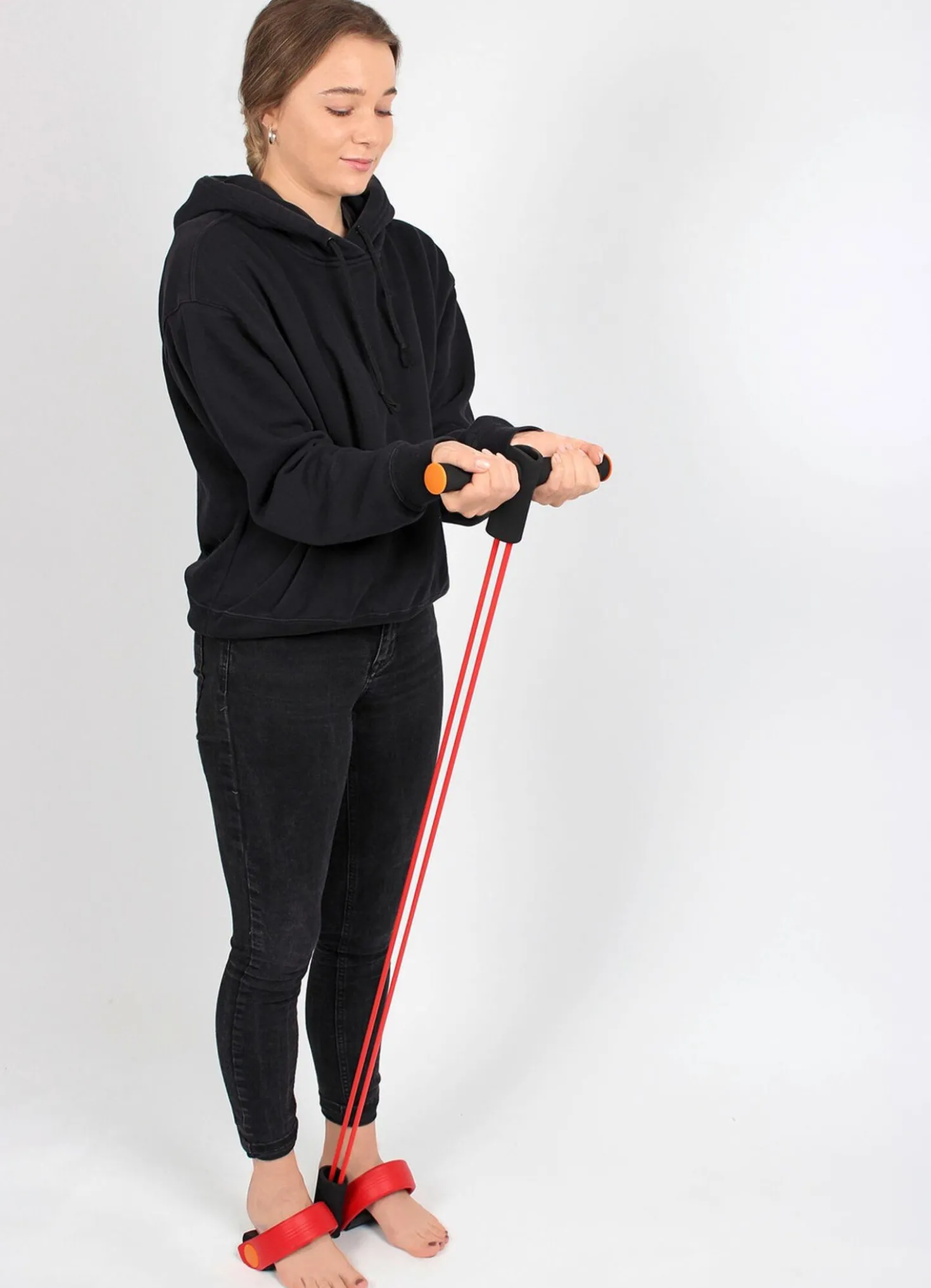 Gymnastiktrainer, im Sitzen und Stehen nutzbar
