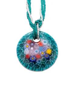 Halskette mit Muranoglas