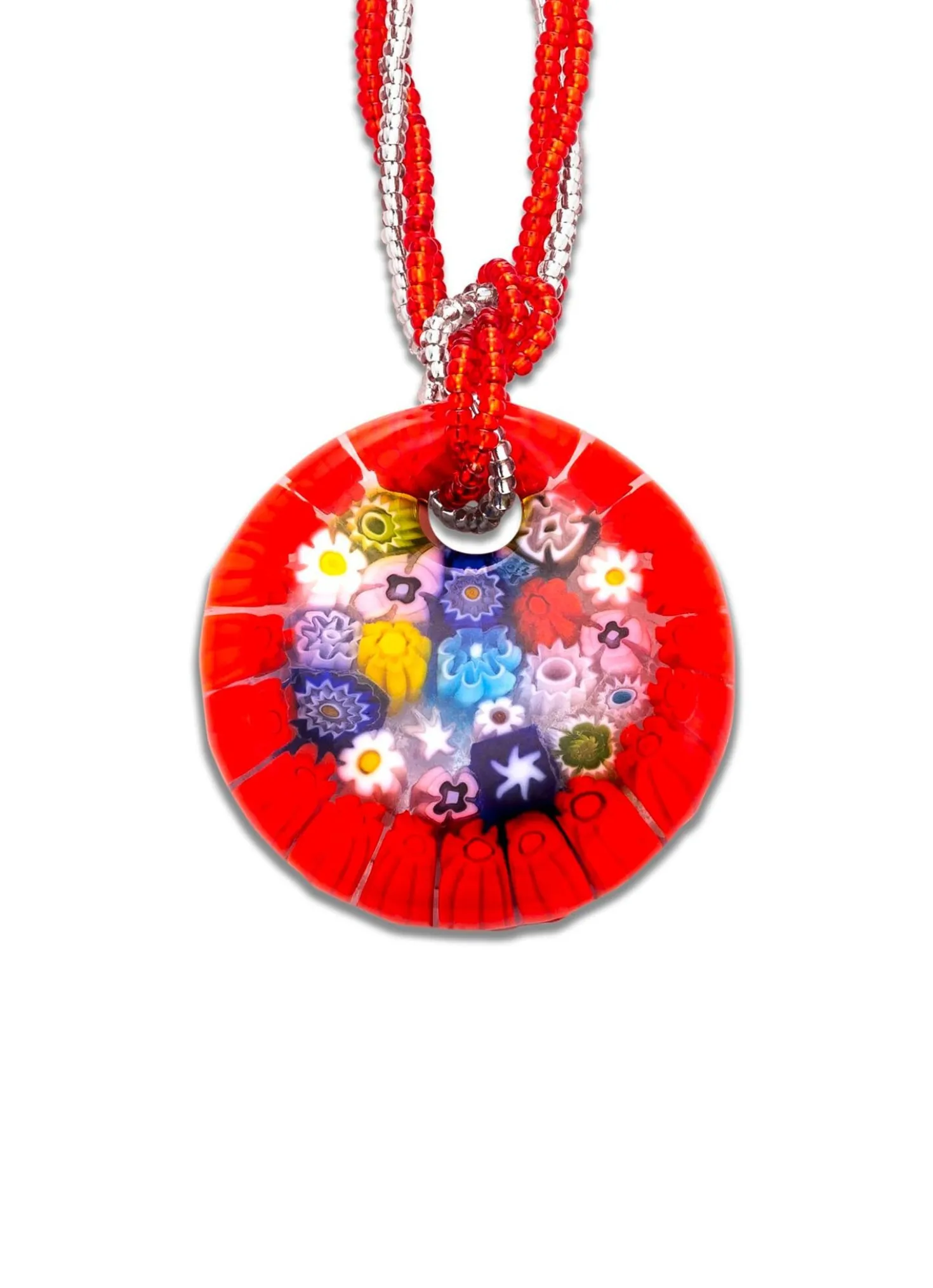 Halskette mit Muranoglas