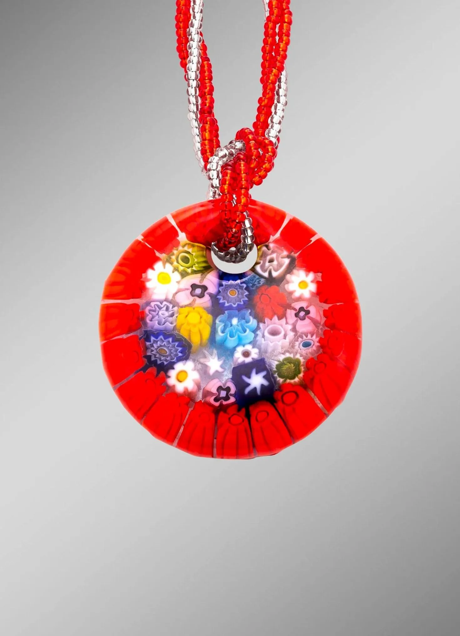 Halskette mit Muranoglas