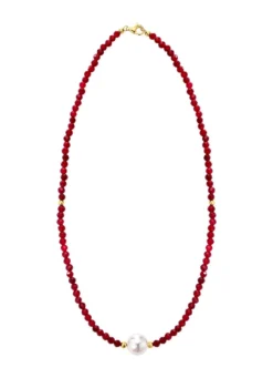Halskette mit Muschelkernperle