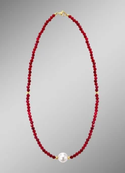 Halskette mit Muschelkernperle