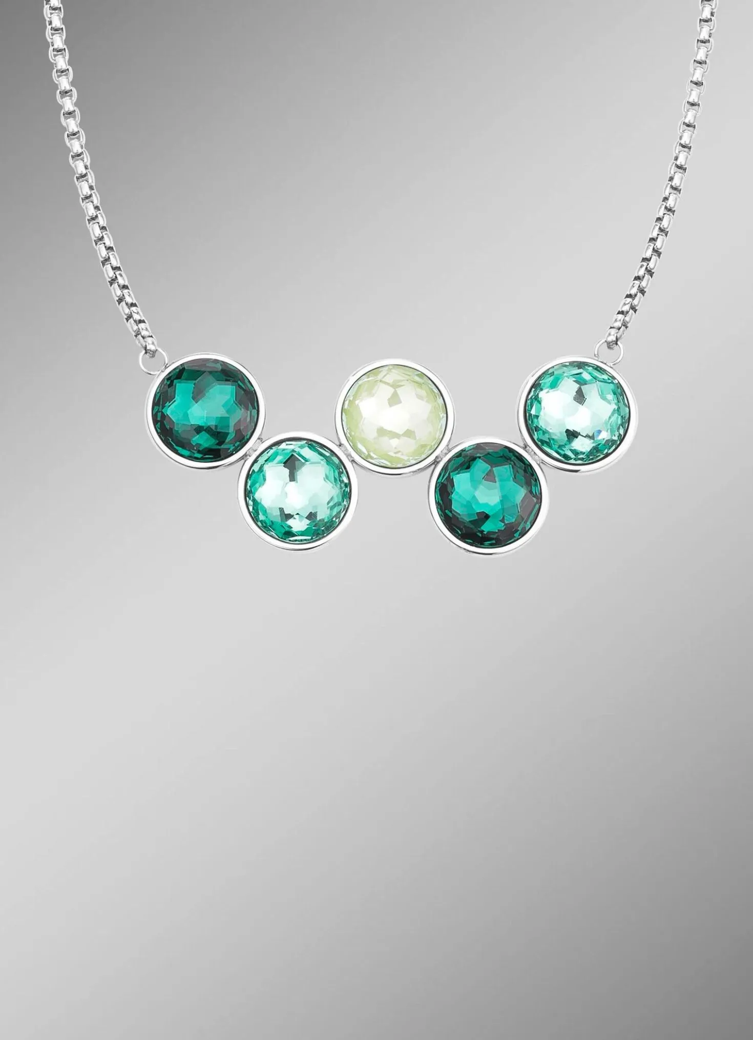 Halskette mit Swarovski-Kristalle