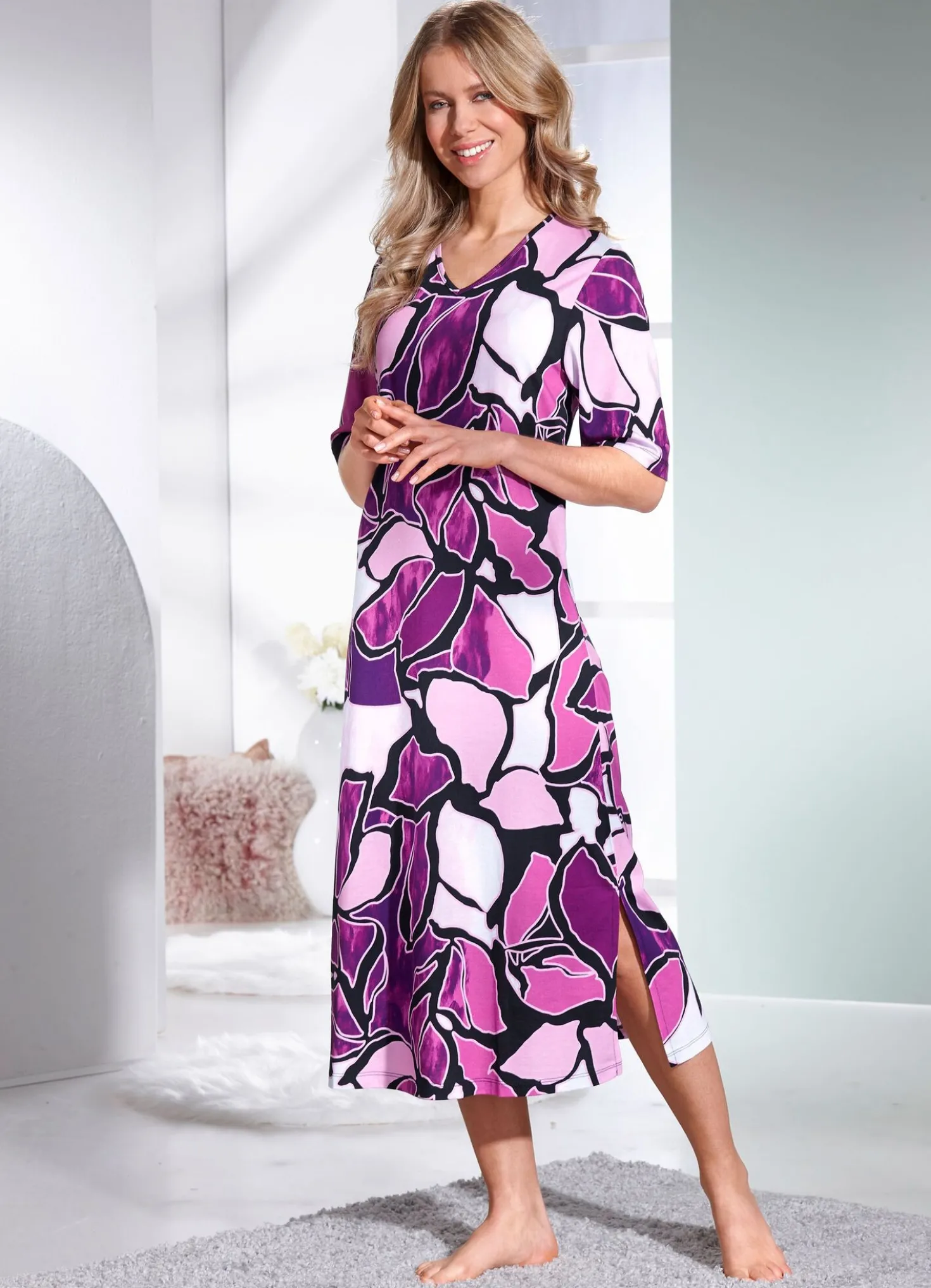 Hauskleid in Schlupfform