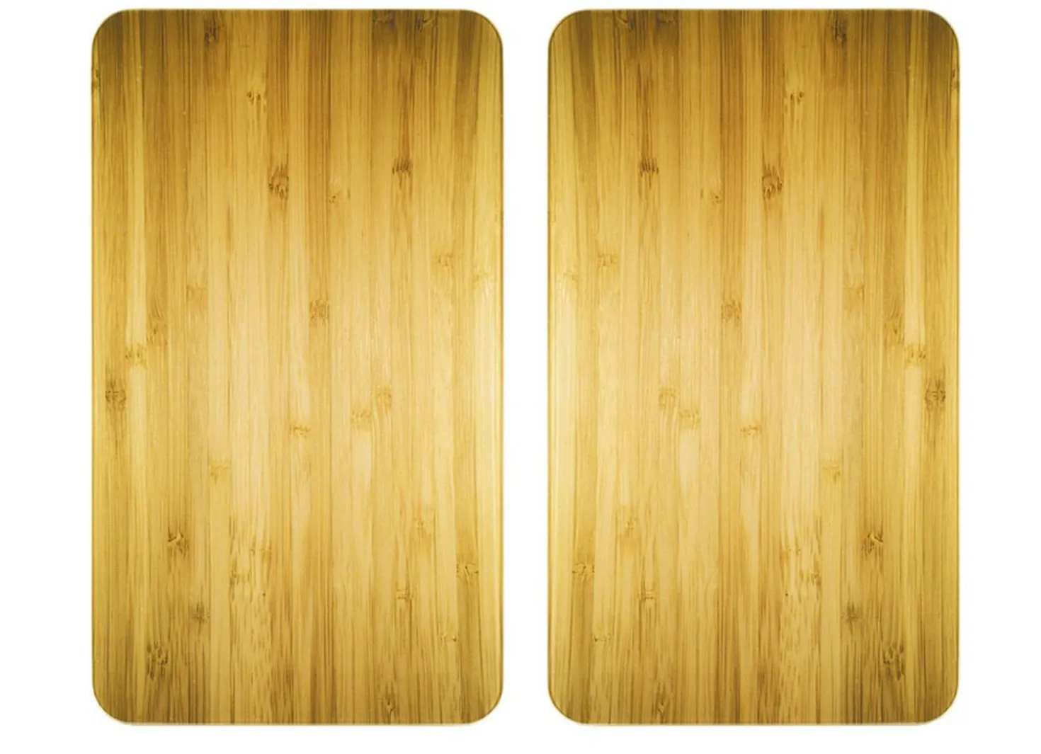 Herdabdeckplatten in Holzoptik, 2er-Set
