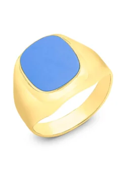 Herrenring mit blauem Lagenstein