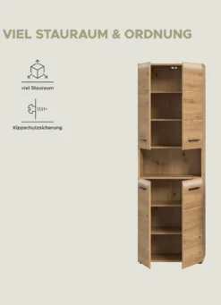 Hervorragender Bad-Hochschrank, 4-türig mit MDF-Fronten