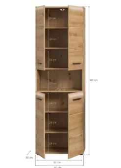Hervorragender Bad-Hochschrank, 4-türig mit MDF-Fronten