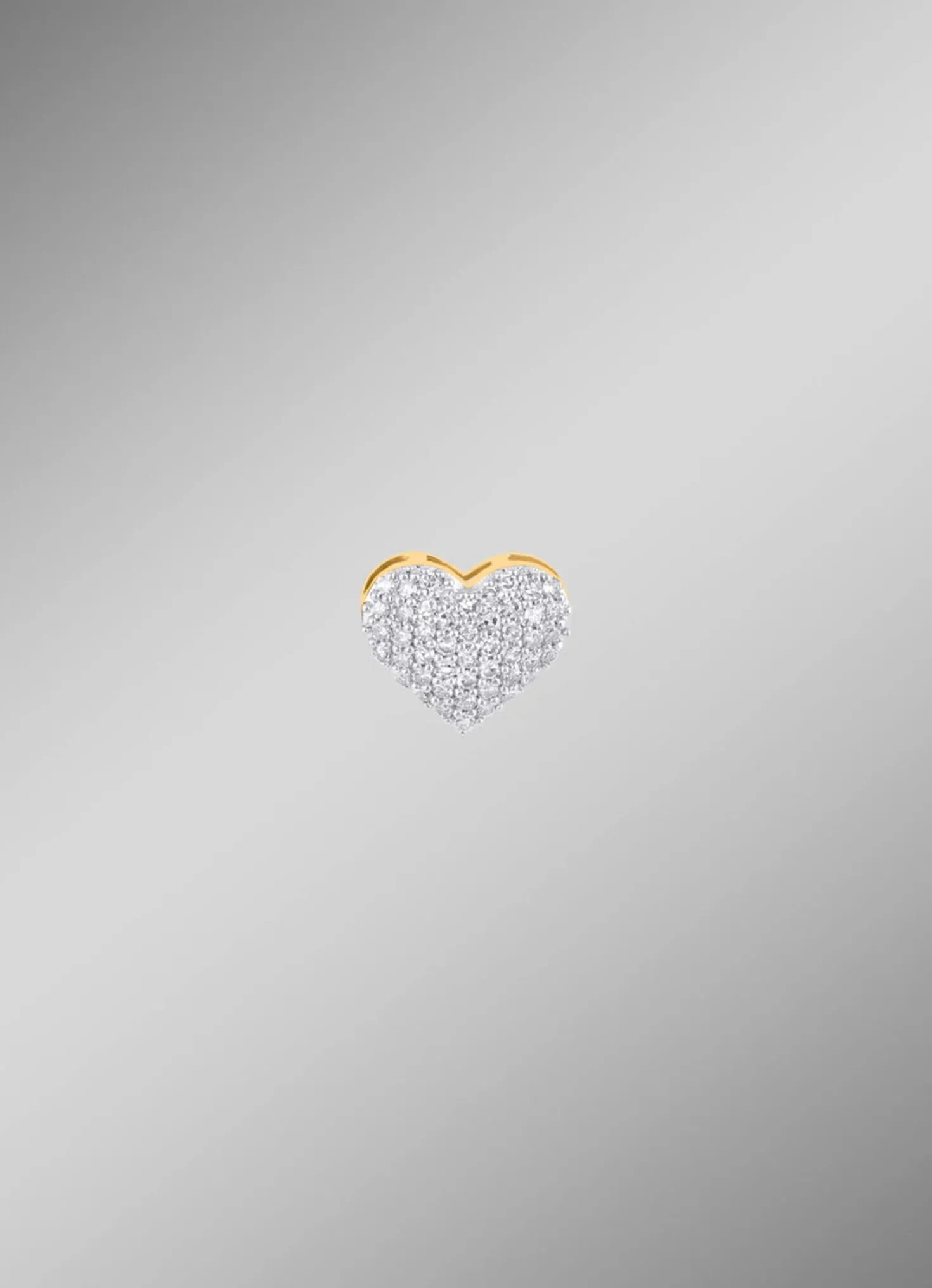 Herz-Anhänger mit 48 Diamanten