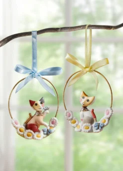 Hänge-Ornament mit Katze aus der Rosina-Wachtmeister-Kollektion