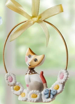 Hänge-Ornament mit Katze aus der Rosina-Wachtmeister-Kollektion