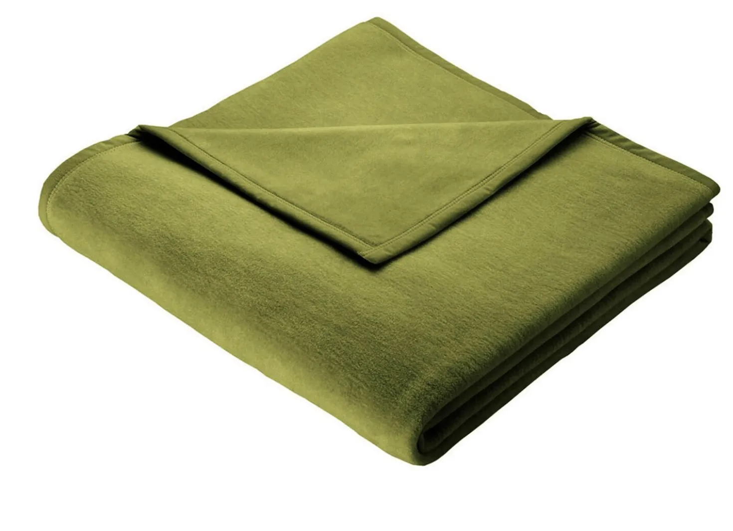 Hochwertige Schlafdecke mit Veloursband-Einfassung
