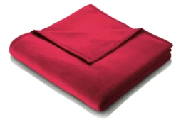 Hochwertige Schlafdecke mit Veloursband-Einfassung
