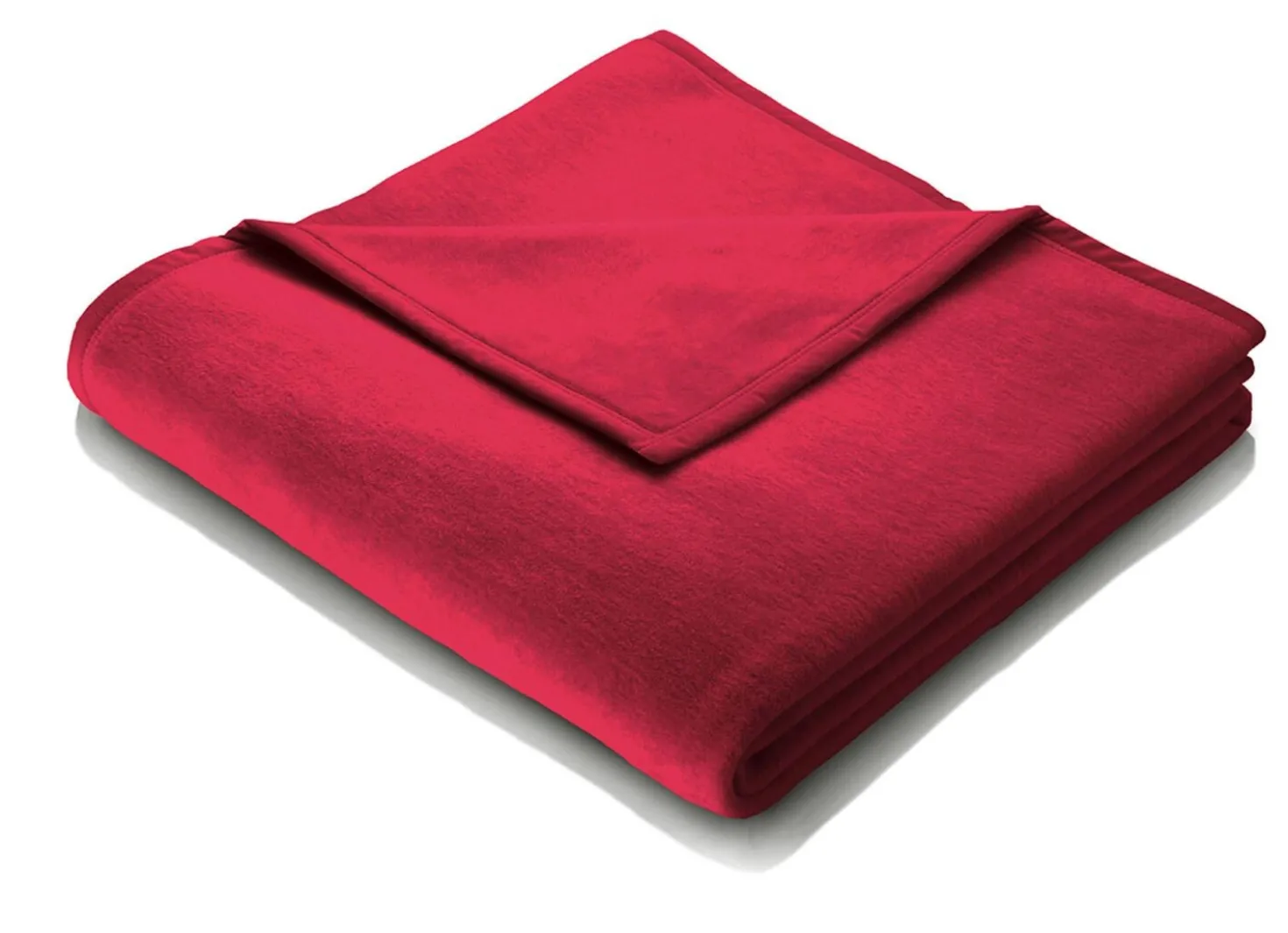 Hochwertige Schlafdecke mit Veloursband-Einfassung