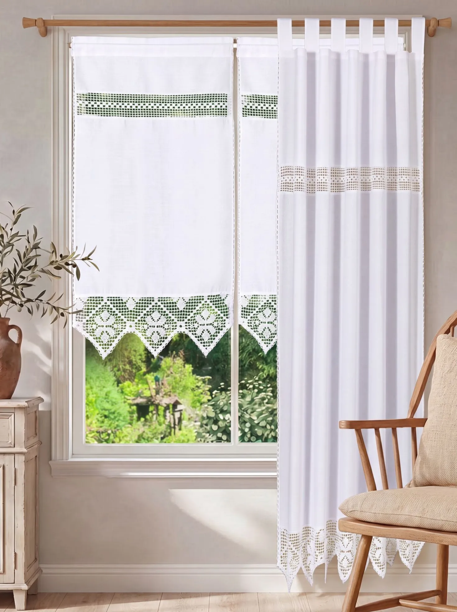 Hochwertige und blickdichte Fensterdekoration